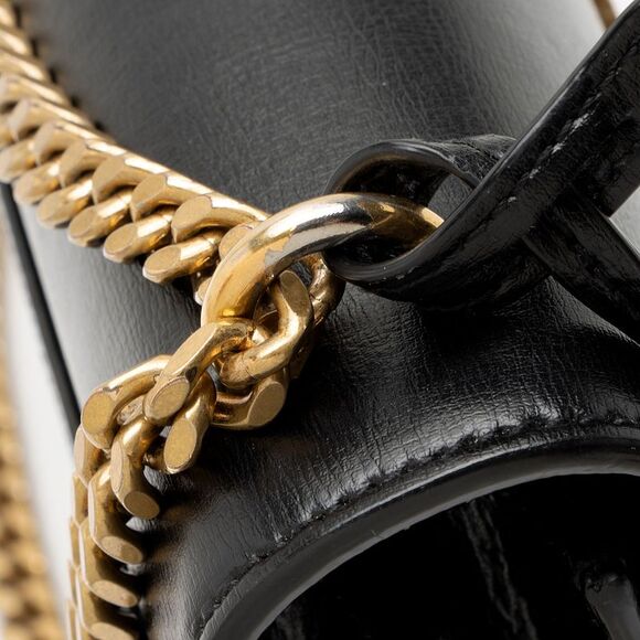 Saint Laurent Grained Calfskin Monogram Sunset Medium Shoulder Bag - Picture 15 of 16